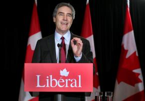 Michael Ignatieff at a news conference in Toronto