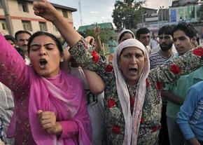 Taking to the streets to protest the occupation of Kashmir